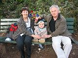 Au Parc de la tete d'or avec Papy et mamie le 4 Fevrier 2007